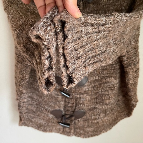 Dress‎ Barn Wool Blend Knit  Pullover Poncho Sweater in Brown Size: XL - Picture 4 of 9